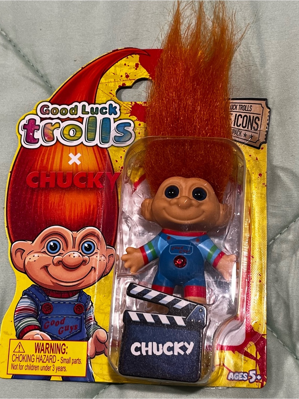 Good Luck Trolls Chucky Movie Icon Troll Doll Figure